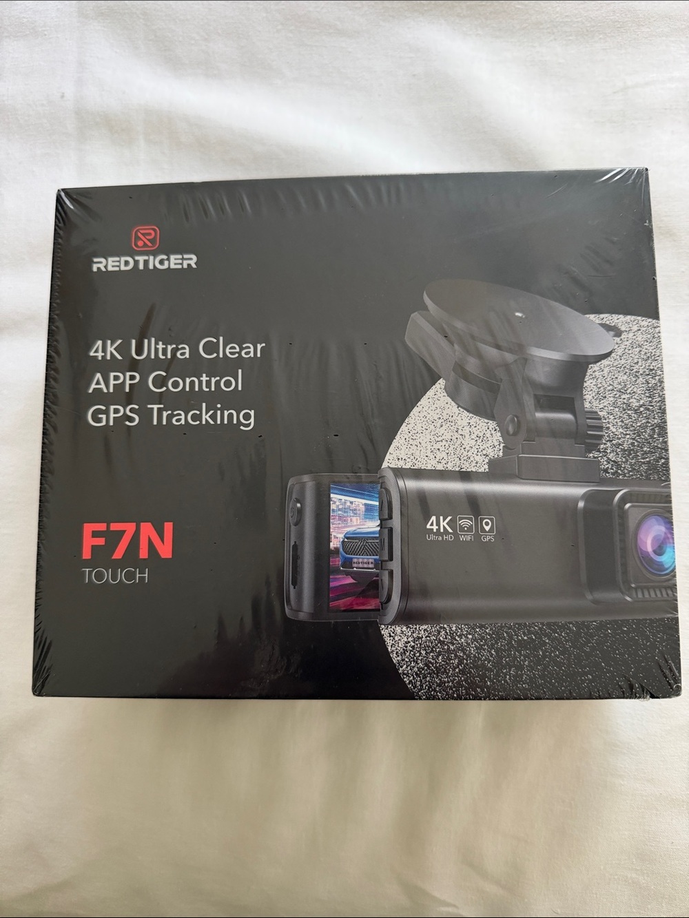 F7N Touch 4K Dash Cam – Black